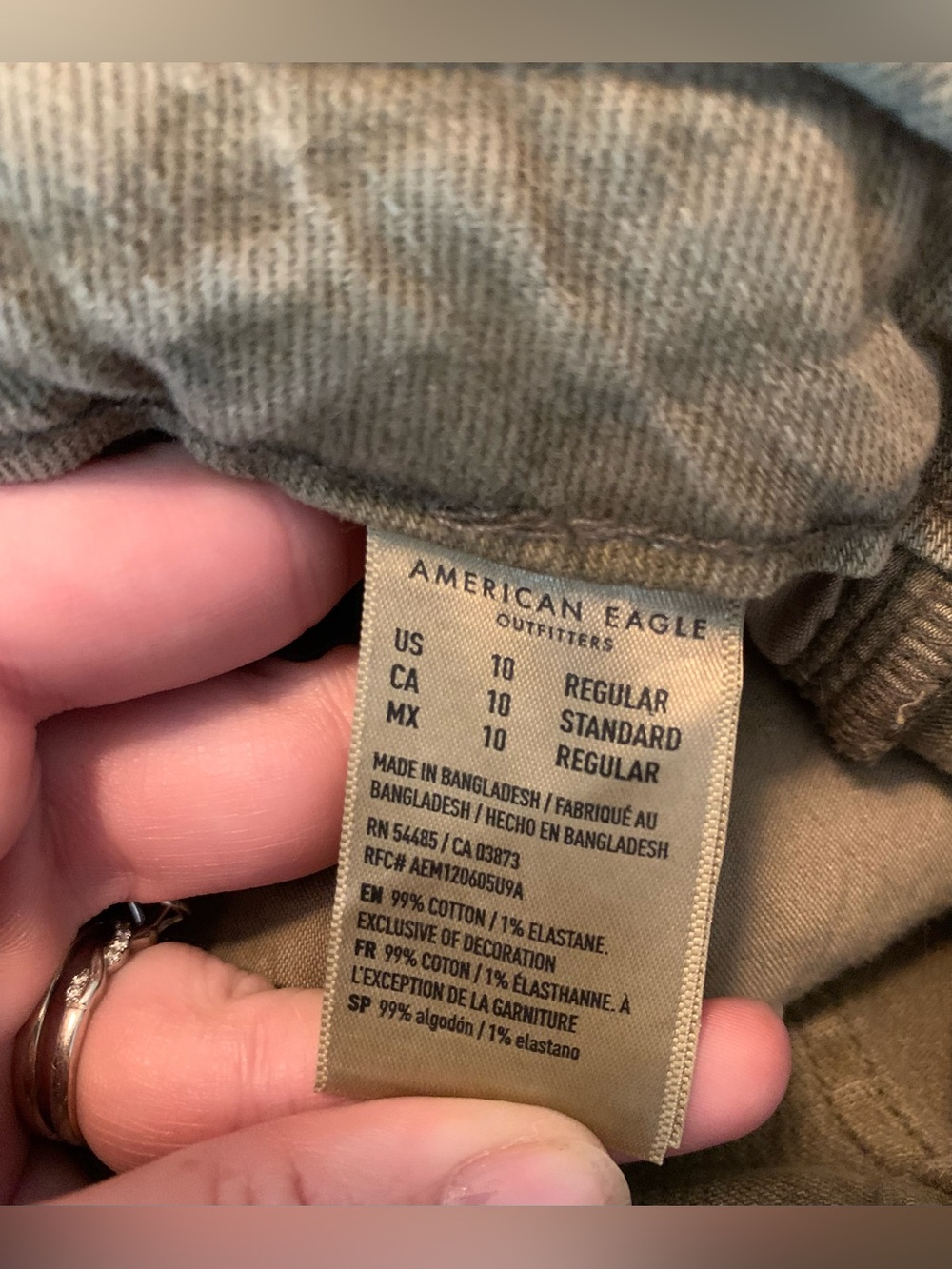 NWOT American Eagle Green Highest Rise Paperbag Mini Skirt Size 10 - Picture 4 of 4